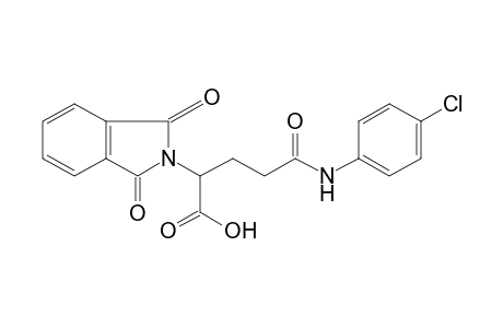 alpha-{2-[(p-chlorophenyl)carbamoyl]ethyl}-1,3,-dioxo-2-isoindolineacetic acid