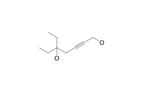 5-Ethyl-2-heptyne-1,5-diol