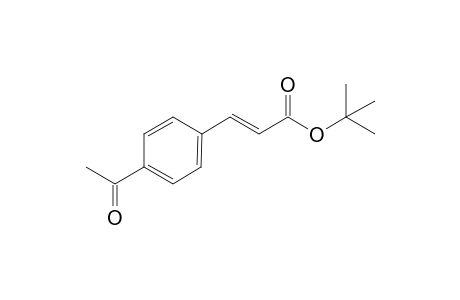 (E)-3-(4-acetylphenyl)-2-propenoic acid tert-butyl ester