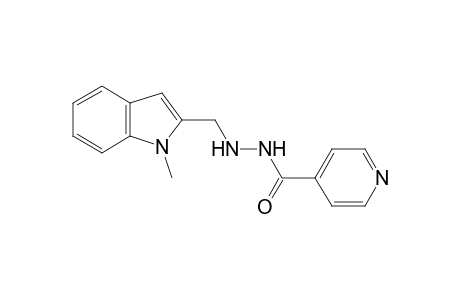 isonicotinic acid, 2-[(1-methylindol-2-yl)methyl]hydrazide