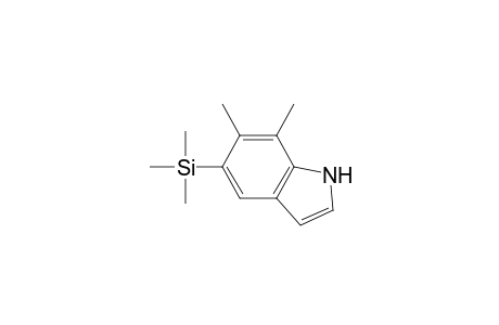 6,7-Dimethyl-5-trimethylsilylindole