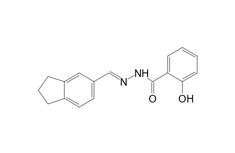 salicylic acid, [(5-indanyl)methylene]hydrazide