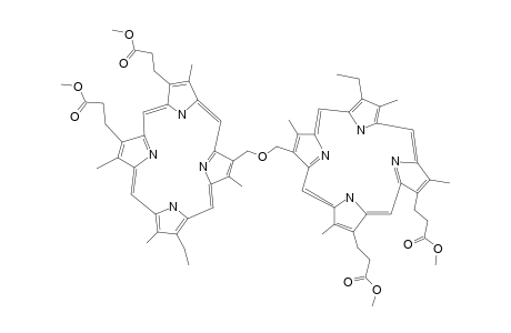 BIS-[2(4)-ETHYL-DEUTEROPORPHYRIN-DIMETHYLESTER]-4(2)-METHYLETHER