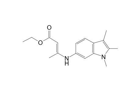 Ethyl (2E)-3-[(1,2,3-trimethyl-1H-indol-6-yl)amino]but-2-enoate