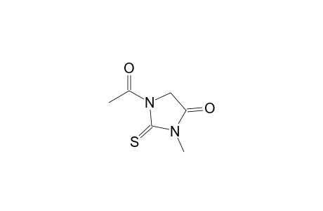 1-acetyl-3-methyl-2-thiohydantoin