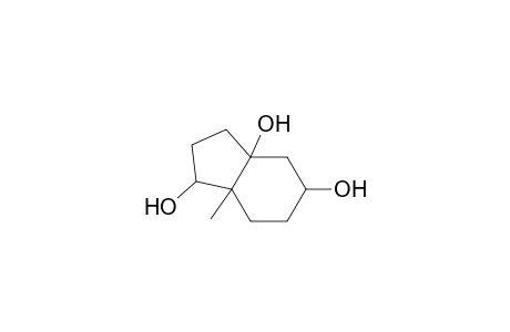 1,3,7-Trihydroxy-6-methylbicyclo(4.3.0)nonane