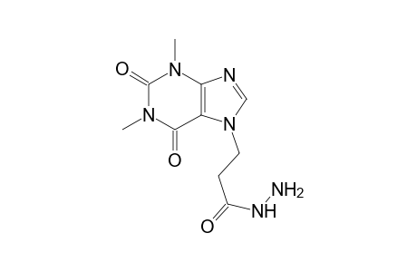 3-(1,3-dimethyl-2,6-dioxo-1,2,3,6-tetrahydro-7H-purin-7-yl)propanohydrazide