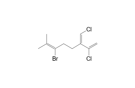 (3Z)-6-bromo-2-chloro-3-(chloromethylidene)-7-methylocta-1,6-diene