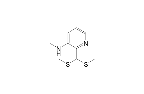 N-{2-[Bis(methylsulfanyl)methyl]pyridin-3-yl}methylamine