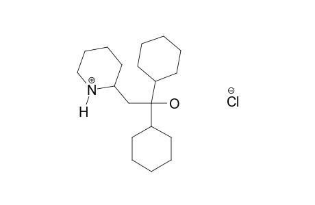 alpha,alpha-DICYCLOHEXYL-2-PIPERIDINEETHANOL, HYDROCHLORIDE