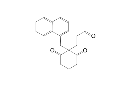 3-(1-(Naphthalen-1-ylmethyl)-2,6-dioxocyclohexyl)propanal