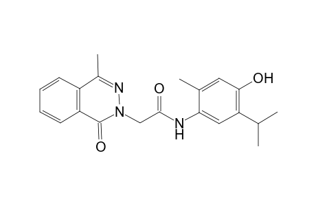 N-(4-Hydroxy-5-isopropyl-2-methyl-phenyl)-2-(4-methyl-1-oxo-1H-phthalazin-2-yl)-acetamide