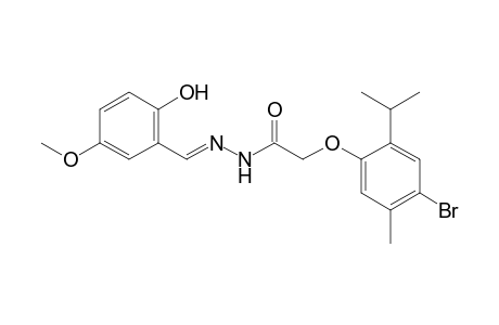 2-(4-Bromo-2-isopropyl-5-methylphenoxy)-N'-(5-