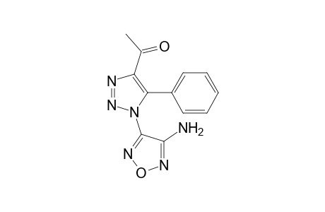 Ethanone, 1-[1-(4-amino-1,2,5-oxadiazol-3-yl)-5-phenyl-1H-1,2,3-triazol-4-yl]-