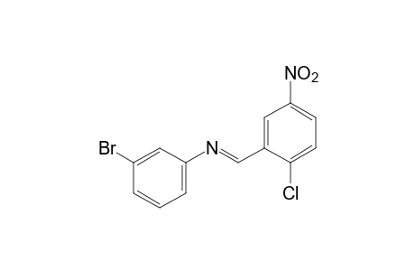 m-bromo-N-(2-chloro-5-nitrobenzylidene)aniline