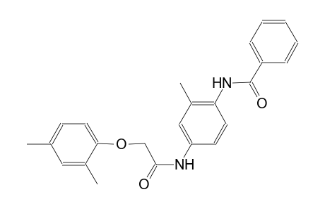 N-(4-{[(2,4-dimethylphenoxy)acetyl]amino}-2-methylphenyl)benzamide