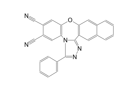 naphtho[2,3-b][1,2,4]triazolo[3,4-d][1,5]benzoxazepine-6,7-dicarbonitrile, 3-phenyl-