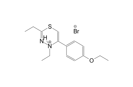 5-(4-ethoxyphenyl)-2,4-diethyl-4H-1,3,4-thiadiazin-4-ium bromide