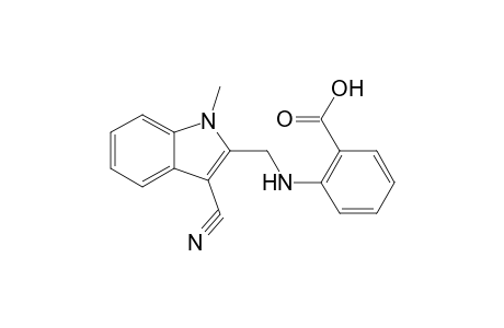 benzoic acid, 2-[[(3-cyano-1-methyl-1H-indol-2-yl)methyl]amino]-