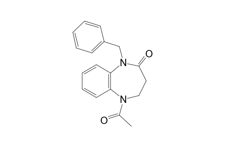 5-Acetyl-1-benzyl-2,3,4,5-tetrahydro-1H-1,5-benzodiazepin-2-one