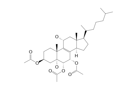 CHOLEST-8-ENE-3-BETA,5-ALPHA,6-ALPHA,7-ALPHA,10-ALPHA-PENTOL-3,6,7-TRIACETATE