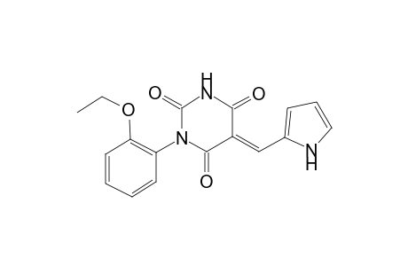 (5E)-1-(2-ethoxyphenyl)-5-(1H-pyrrol-2-ylmethylene)-2,4,6(1H,3H,5H)-pyrimidinetrione