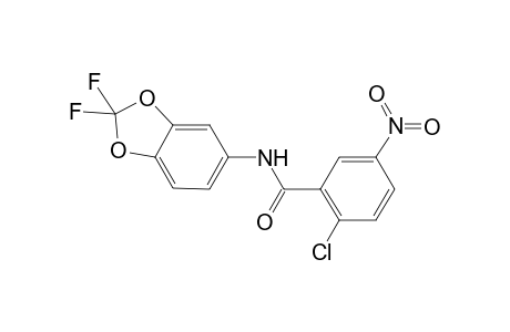 2-Chloro-N-(2,2-difluoro-benzo[1,3]dioxol-5-yl)-5-nitro-benzamide