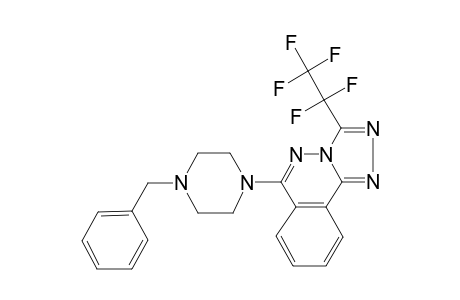 6-(4-Benzyl-1-piperazinyl)-3-(1,1,2,2,2-pentafluoroethyl)[1,2,4]triazolo[3,4-a]phthalazine
