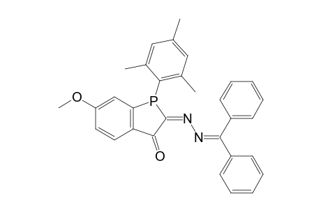 2-[(Diphenylmethylene)hydrazono]-6-methoxy-1-(2,4,6-trimethylphenyl)-2,3-dihydro-1H-phosphindol-3-one