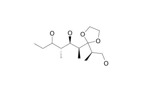 (R)-2-[(1S,2R,3R,4S)-2,4-DIHYDROXY-1,3-DIMETHYLHEXYL]-BETA-METHYL-1,3-DIOXOLANE-2-ETHANOL