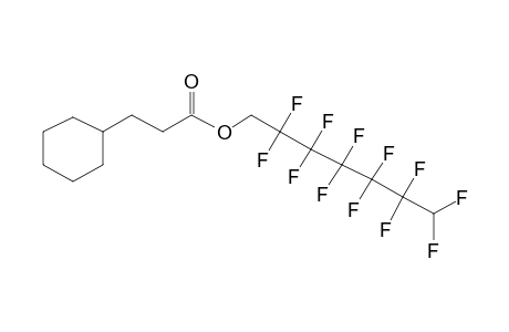 Cyclohexanepropanoic acid, 2,2,3,3,4,4,5,5,6,6,7,7-dodecafluoroheptyl ester