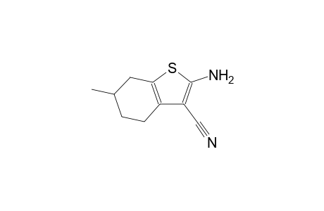 2-Amino-6-methyl-4,5,6,7-tetrahydro-1-benzothiophene-3-carbonitrile