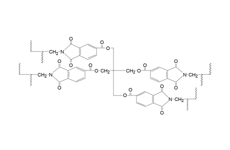 Poly[2,2-dimethylpropanetetrayl tetrakis(2-allyl-1,3-dioxo-1,3-dihydroisoindol-5-carboxylate)]