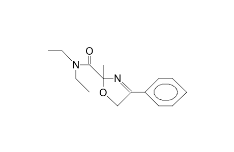 N,N-Diethyl-2,5-dihydro-2-methyl-4-phenyl-2-oxazolcarboxamide
