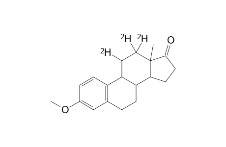 3-METHOXY-(11-XI,12,12-2H3)-OESTRA-1,3,5(10)-TRIEN-17-ONE