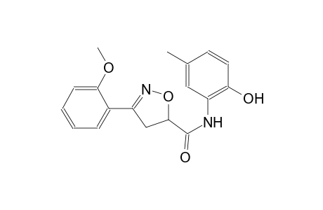 5-isoxazolecarboxamide, 4,5-dihydro-N-(2-hydroxy-5-methylphenyl)-3-(2-methoxyphenyl)-