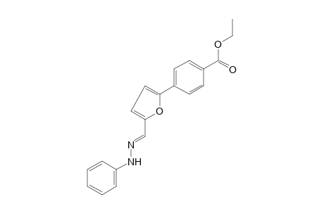 p-(5-formyl-2-furyl)benzoic acid, ethyl ester, phenylhydrazone