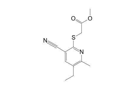 2-(METHOXYCARBONYLMETHYLTHIO)-3-CYANO-6-METHYL-5-ETHYL-PYRIDINE