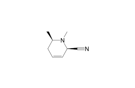 2-Pyridinecarbonitrile, 1,2,5,6-tetrahydro-1,6-dimethyl-, cis-