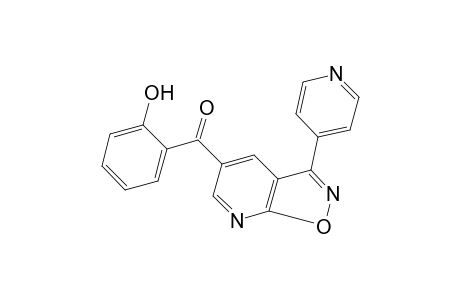 o-hydroxyphenyl 3-(4-pyridyl)isoxazolo[5,4-b]pyridin-5-yl ketone