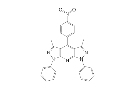 4-(4'-NITROPHENYL)-3,5-DIMETHYL-1,7-DIPHENYL-BISPYRAZOLO-[3,4-B;4',3'-E]-PYRIDINE