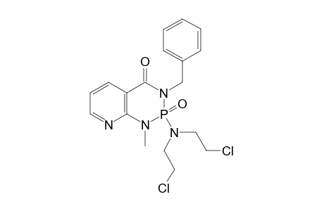 3-Benzyl-2-[bis(2-chloroethyl)amino]-1-methyl-2,3-dihydropyrido[2,3-d][1,3,2]diazaphosphinin-4(1H)-one 2-oxide