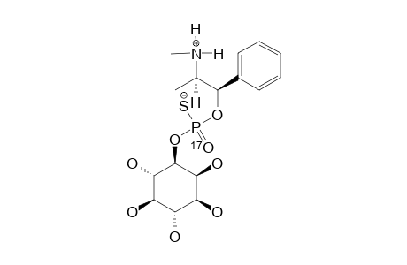 (1S,2R)-(2-METHYLAMINO-1-PHENYLPROPYL)-1-MYO-INOSITOL-(R(P))-[(16)O,(17)O]-THIOPHOSPHATE