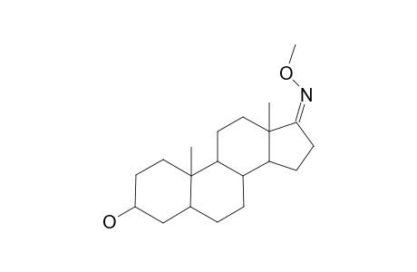 5.ALPHA.-ANDROSTAN-3.ALPHA.-OL-17-ONE(17-O-METHYLOXIME)