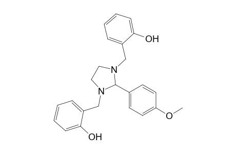 2-[[2-(4-methoxyphenyl)-3-salicyl-imidazolidin-1-yl]methyl]phenol