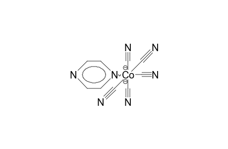 Pyrazine-pentacyano-cobalt adduct