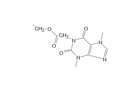 3,7-dimethyl-2,6-dioxo-1,2,3,6-tetrahydropurine-1-acetic acid, ethyl ester