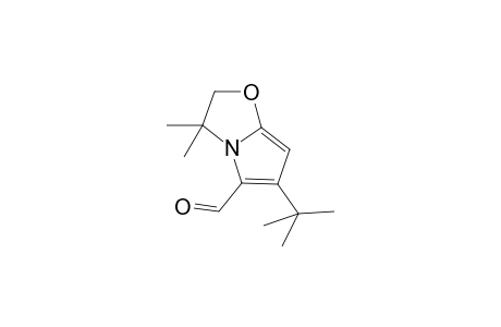 3,3-Dimethyl-2,3-dihydro-6-(t-butyl)-dihydrppyrrolo[2,1-b]-(1,3)-oxazole-5-carbaldehyde