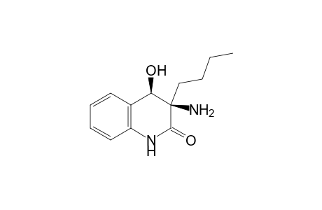 cis-3-Amino-3-butyl-3,4-dihydro-4-hydroxyquinolin-2(1H)-one