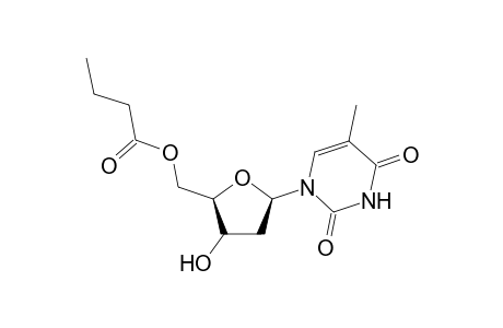 5'-O-Butyryl-.alpha.-thymidine